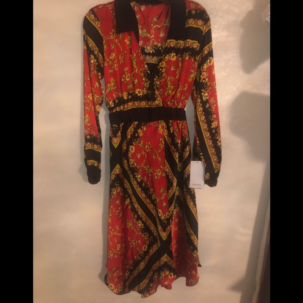 Zara Basic Floral Dress NWT